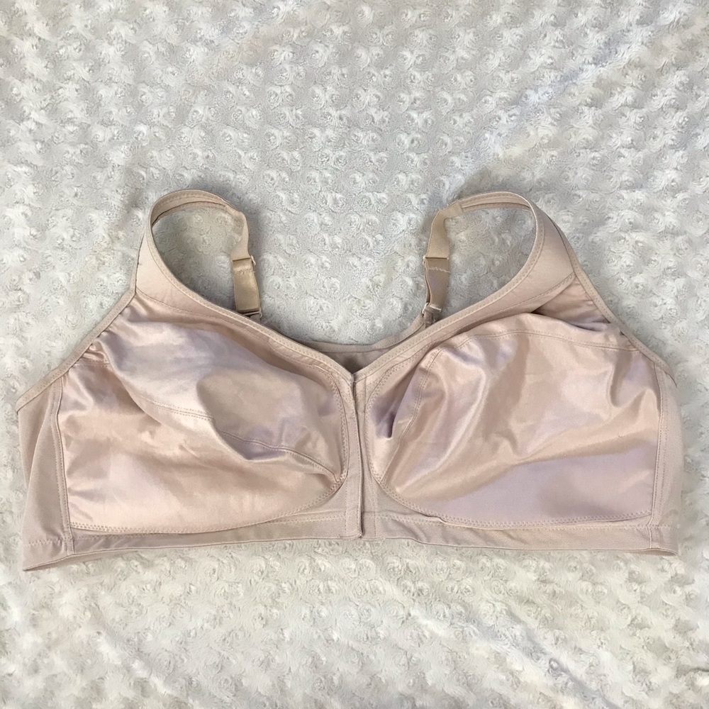 Glamorise Bra Size 56D Nude Tan Style 1265
